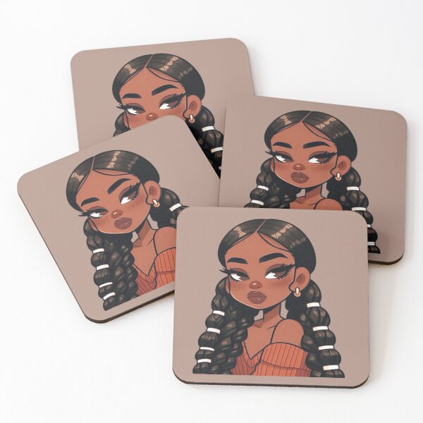 Item preview, Girl With Braids designed and sold by Myra365Art.