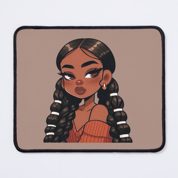 Item preview, Girl With Braids designed and sold by Myra365Art.