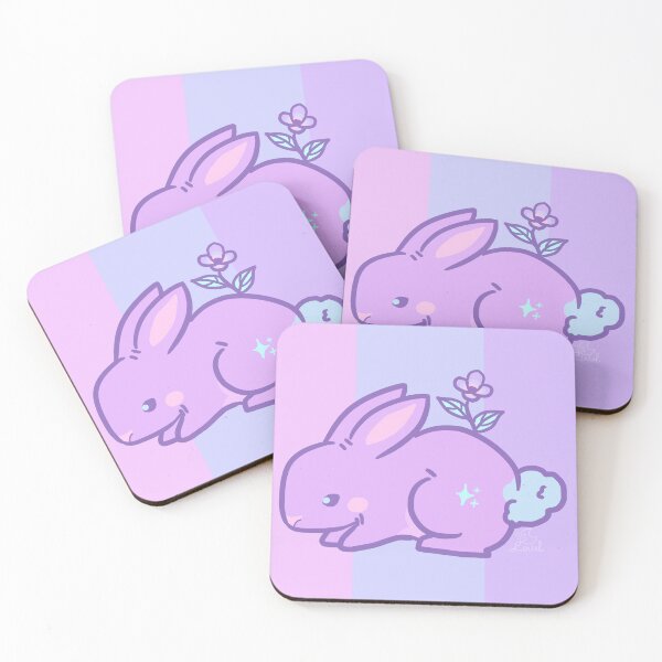 Artikelvorschau, Niedlicher Pastellhase mit Blumen-Soft Vibes Bunny entworfen und verkauft von LirielPerez.