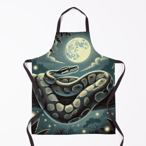 Item preview, Ball Python Night – Moonlit Python for Reptile Lovers designed and sold by NocturnalNook.
