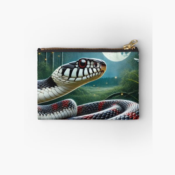 Item preview, Milk Snake at night – Moonlit Snake for Snake Lovers designed and sold by NocturnalNook.