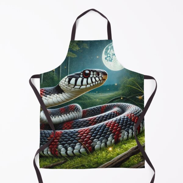 Item preview, Milk Snake at night – Moonlit Snake for Snake Lovers designed and sold by NocturnalNook.