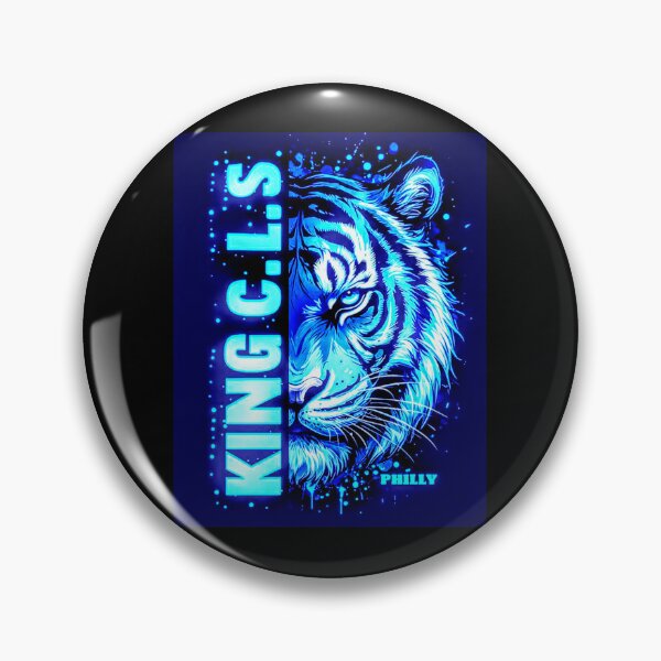 Item preview, King C.L.S Tiger Lord's Peek | Deep Blue | Royal Blue | Turquoise Blue | Aqua Blue | White  designed and sold by Kingcls.