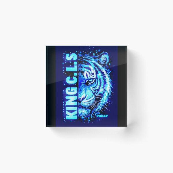 Item preview, King C.L.S Tiger Lord's Peek | Deep Blue | Royal Blue | Turquoise Blue | Aqua Blue | White  designed and sold by Kingcls.