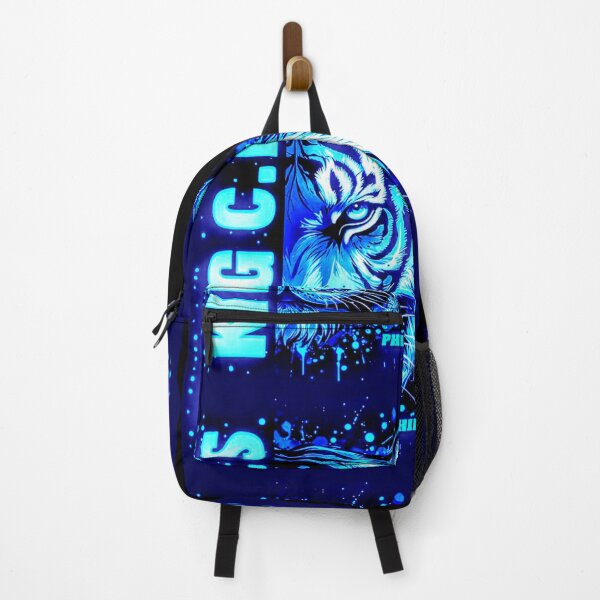 Item preview, King C.L.S Tiger Lord's Peek | Deep Blue | Royal Blue | Turquoise Blue | Aqua Blue | White designed and sold by Kingcls.