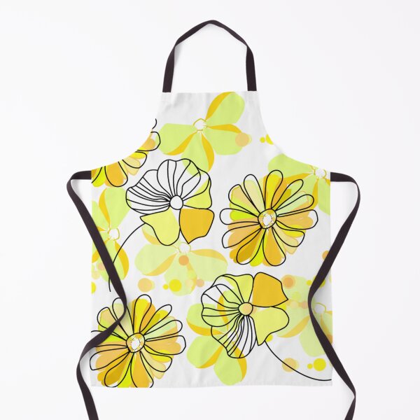 Item preview, yellow petals flowers with black outlines designed and sold by Nature Nblossom.