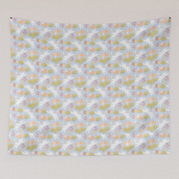 Item preview, Rabbit Spring Easter Pattern  designed and sold by FestivityFinds.
