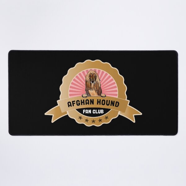 Item preview, Afghan Hound Fan Club Round Peeking Dog Badge Label designed and sold by eclecTEEq.