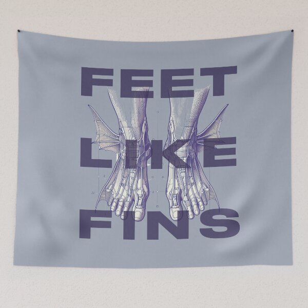 Item preview, Feet Like Fins designed and sold by pineconebutter.