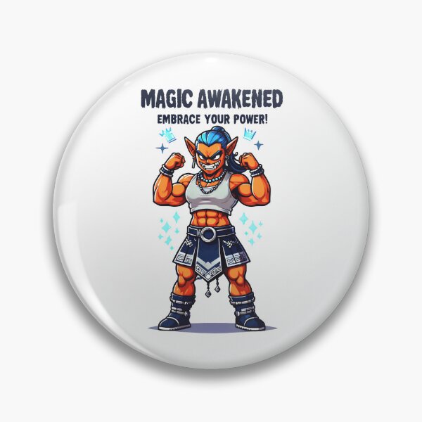 Item preview, Magic Awakened Embrace Your Power Fierce Orange Warrior Shines designed and sold by SplashTastic.