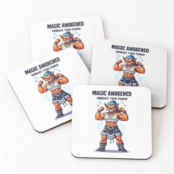 Item preview, Magic Awakened Embrace Your Power Fierce Orange Warrior Shines designed and sold by SplashTastic.