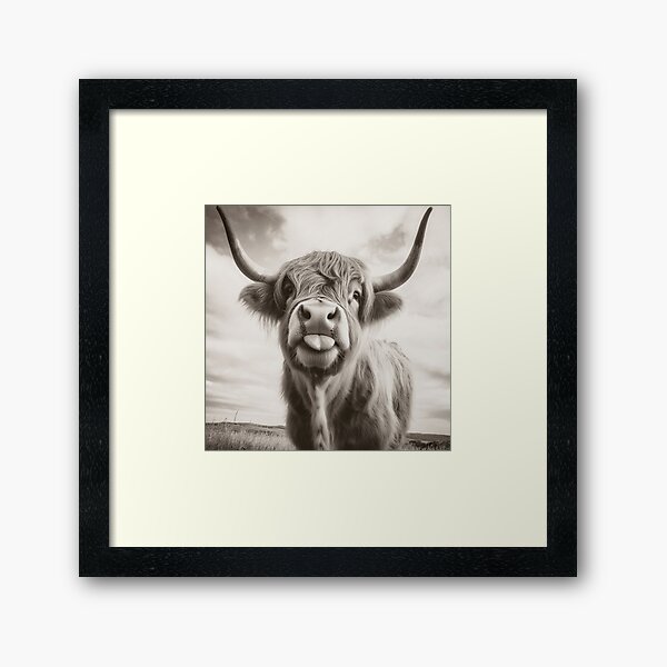 Item preview, Cheeky Highland Cow  designed and sold by wildtribe.