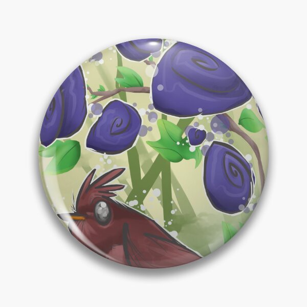 Item preview, Red Bird what with the Purple Flowers and Such designed and sold by Mcollum-72.