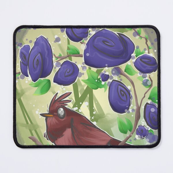 Item preview, Red Bird what with the Purple Flowers and Such designed and sold by Mcollum-72.