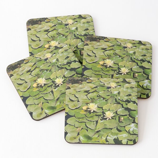 Item preview, yellow water lily pond designed and sold by Lizzilzil.