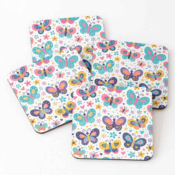 Item preview, Colorful Butterfly Wonderland – Cute Seamless Pattern designed and sold by Bowbubble.