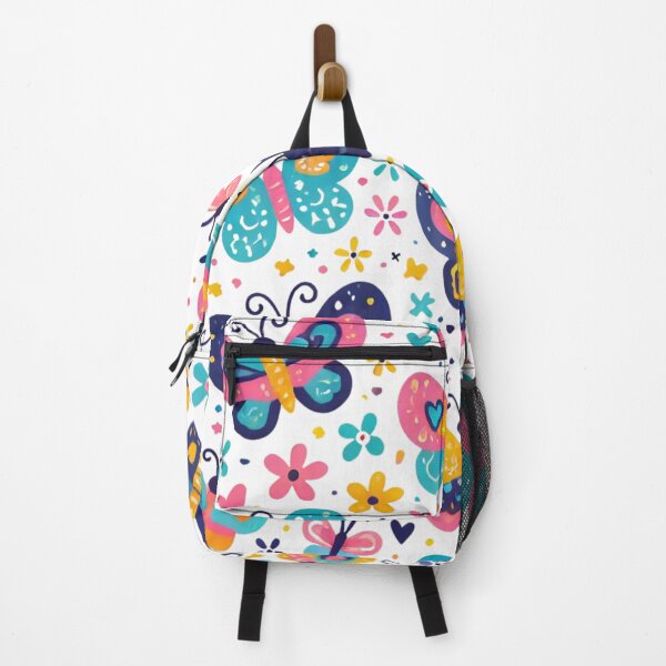 Item preview, Colorful Butterfly Wonderland – Cute Seamless Pattern designed and sold by Bowbubble.