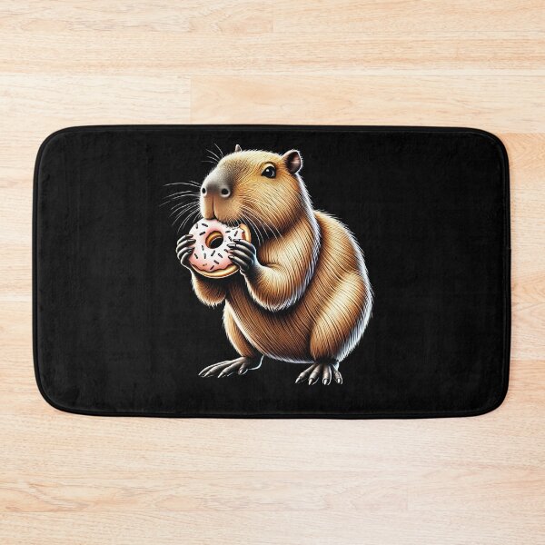 Item preview, Capybara Eating Donut Capybara Donut Lover designed and sold by Kimberley King Art  King Art.