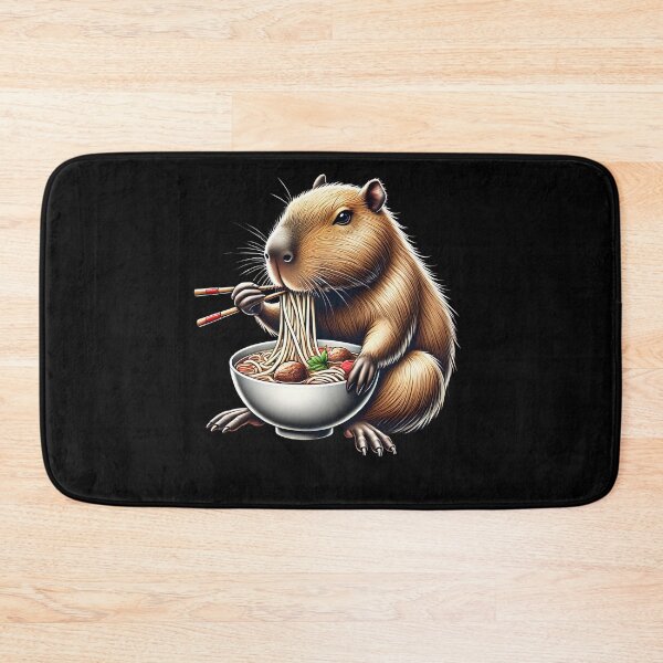 Item preview, Capybara Eating Pho Capybara Pho Vietnamese Food Noodle Lover designed and sold by Kimberley King Art  King Art.
