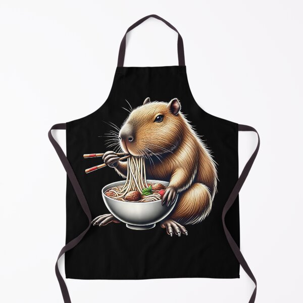 Item preview, Capybara Eating Pho Capybara Pho Vietnamese Food Noodle Lover designed and sold by Kimberley King Art King Art.