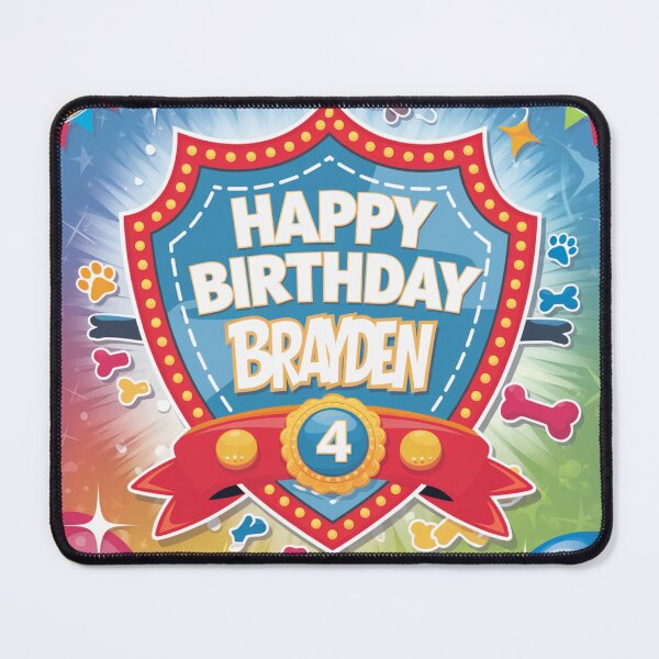 Item preview, Brayden's 4th Birthday designed and sold by whatifsticks.