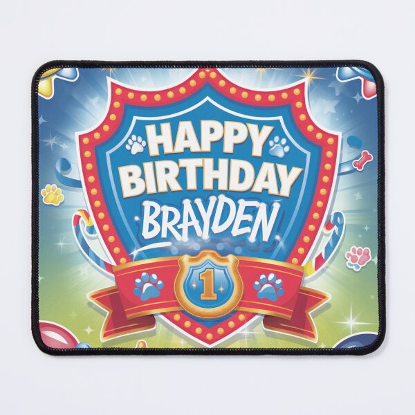 Item preview, Brayden’s 1st Birthday designed and sold by whatifsticks.