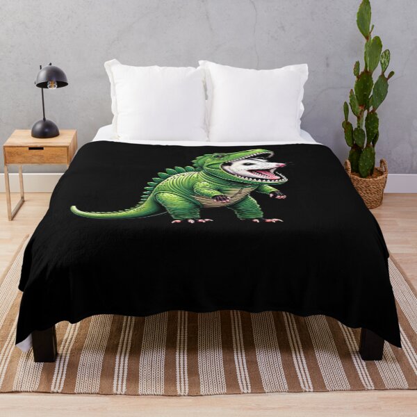 Item preview, Funny Possum Wearing Dinosaur Outfit Opossum Lover designed and sold by Kimberley King Art  King Art.