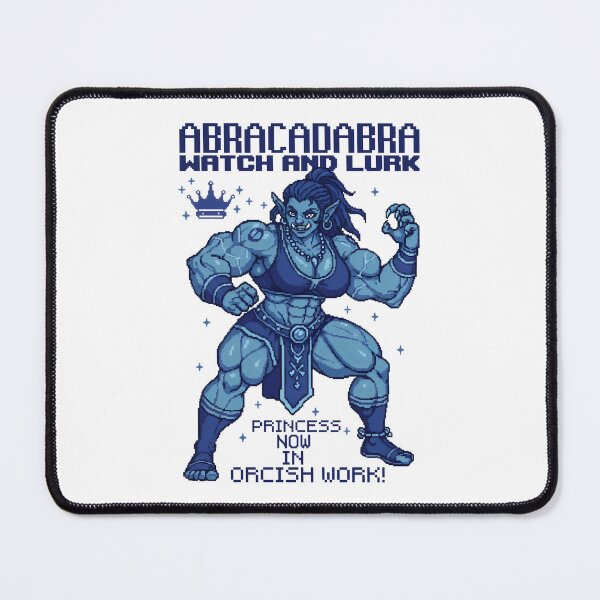 Item preview, Abracadabra Watch And Lurk Princess In Orcish Blue Power designed and sold by SplashTastic.