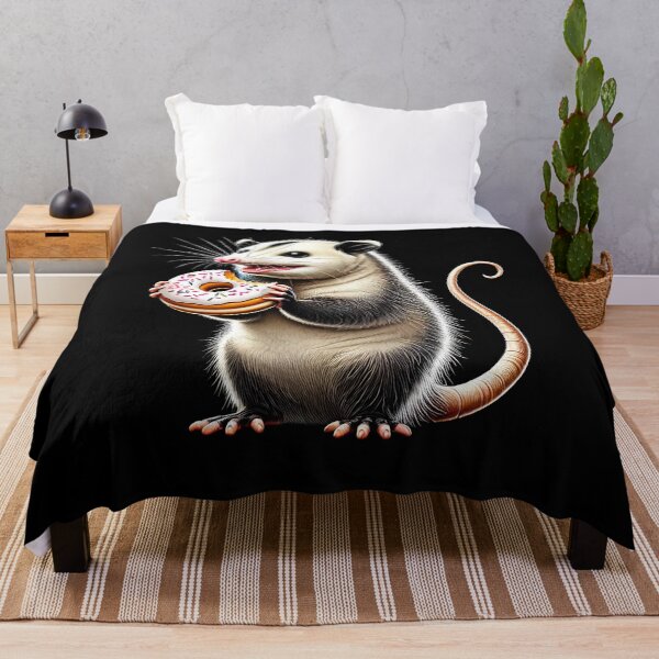 Item preview, Possum Eating Donut Opossum Donut Lover designed and sold by Kimberley King Art  King Art.