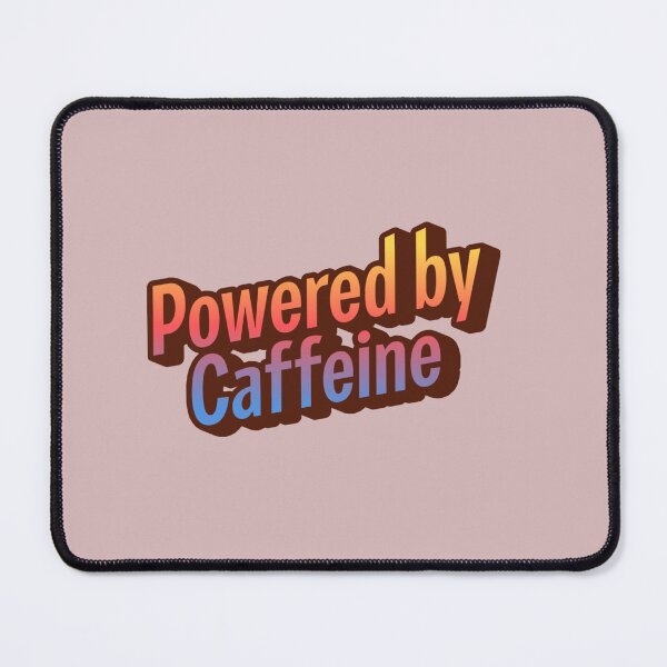 Item preview, Powered by Caffein Lettering Retro Style designed and sold by dpeepowl.