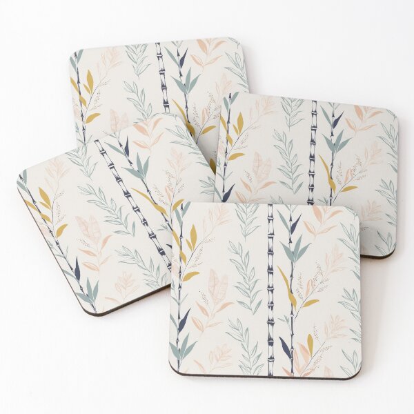 Item preview, Elegant Bamboo & Foliage – Minimalist Botanical Pattern designed and sold by WeirdSketcher.