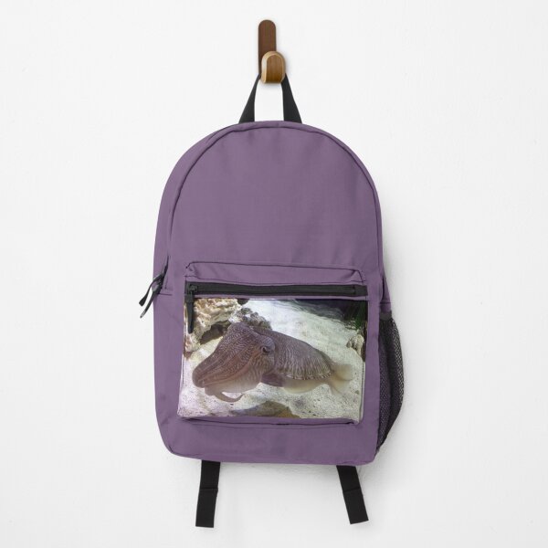 Item preview, closeup of cuttlefish purple bg designed and sold by Lizzilzil.