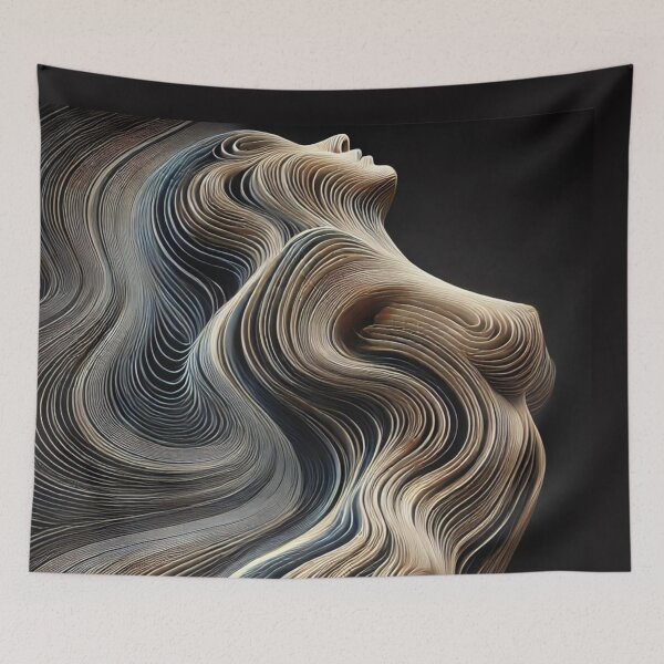 Item preview, "Ethereal Flow: Contour Elegance" designed and sold by Wiredart.