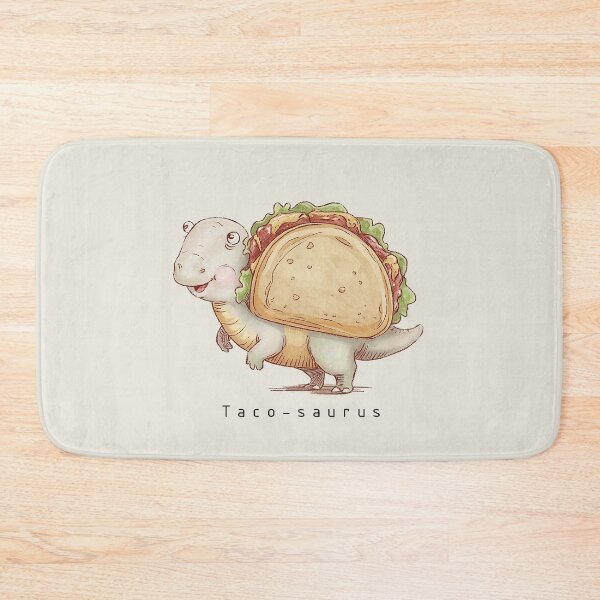 Item preview, Taco-Saurus – Cute Hand-Drawn Dinosaur Taco Illustration designed and sold by Verycutethings.