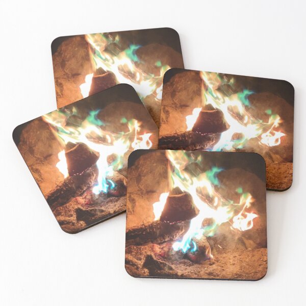 Item preview, colorful camp fire designed and sold by Lizzilzil.