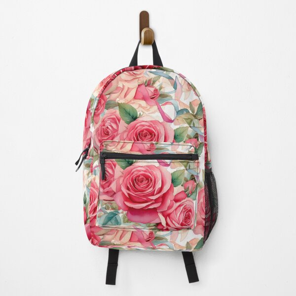 Item preview, Watercolor roses intertwined with silky ribbons designed and sold by Designbes.