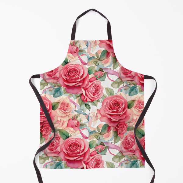 Item preview, Watercolor roses intertwined with silky ribbons designed and sold by Designbes.