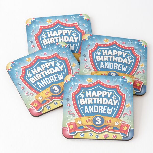 Item preview, Andrew's 3rd Birthday designed and sold by whatifsticks.