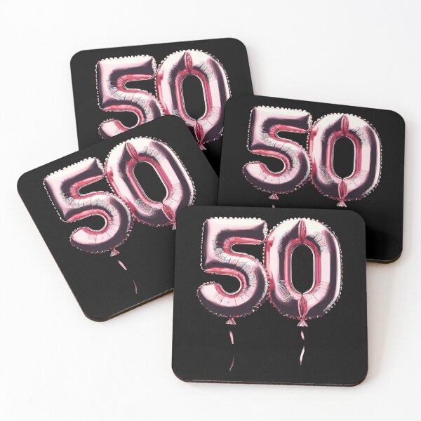 Item preview, 50 Years Pink Balloon Foil Balloon Gift designed and sold by Pineapple-Tree.