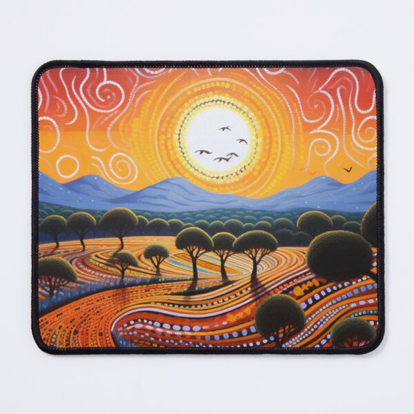 Item preview, Aboriginal Inspired Dot Art - National Park designed and sold by GrinGalore.