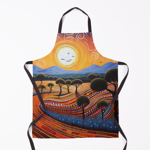 Item preview, Aboriginal Inspired Dot Art - National Park designed and sold by GrinGalore.