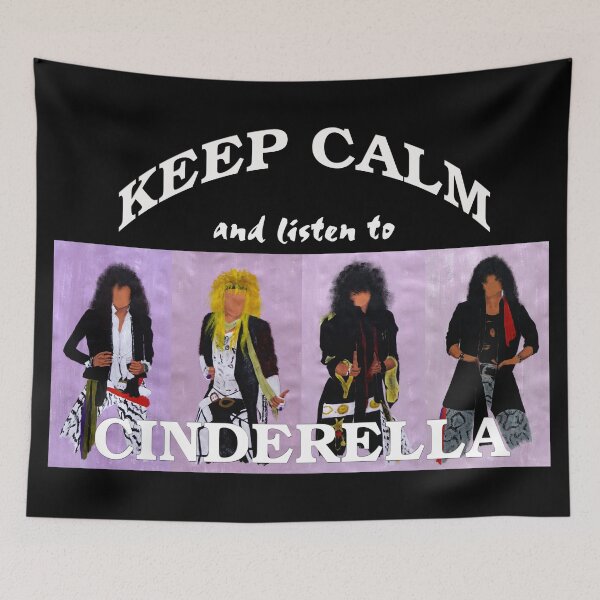 Item preview, Keep clam and listen to Cinderella designed and sold by nebbiavolpe.
