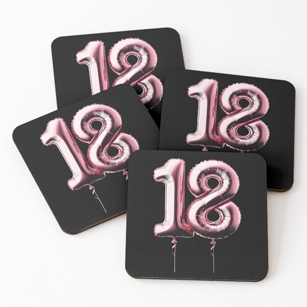 Item preview, 18 Years Pink Balloon Foil Balloon Gift designed and sold by Pineapple-Tree.
