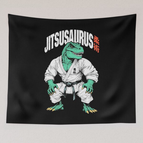 Item preview, Jitsusaurus Funny Jiu Jitsu Trex Dinosaur Martial Arts Dino designed and sold by GrandeDuc.