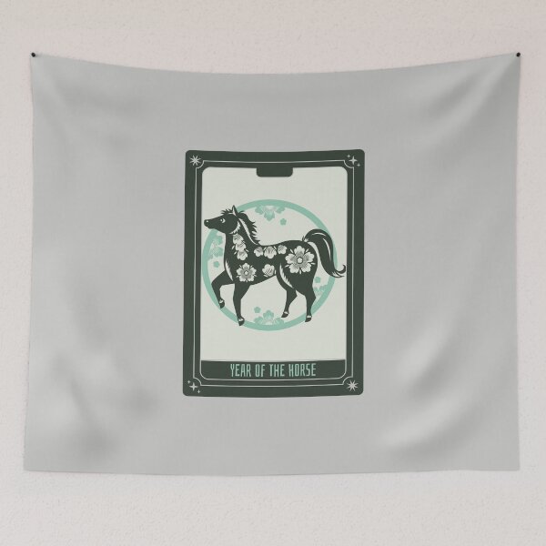 Item preview, Year Of The Horse Chinese Paper Cutting Art designed and sold by GraTEEtude.