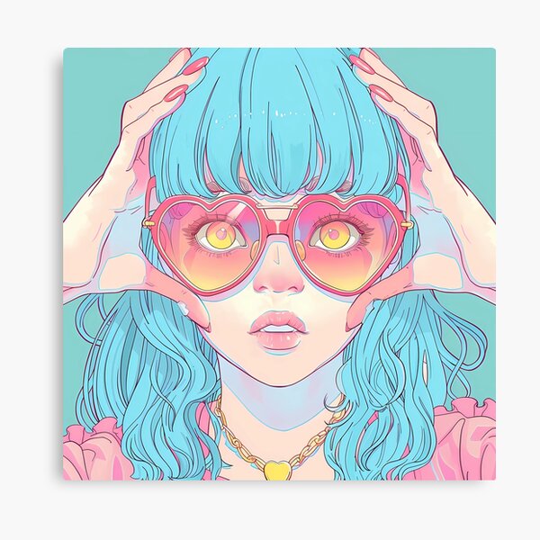 Item preview, Retro Anime Beautiful Girl  designed and sold by Elinotes.