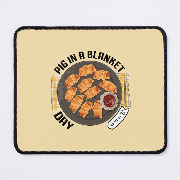 Item preview, 24 April Pig In A Blanket Day - Wacky Holidays designed and sold by ChemicalXShop.