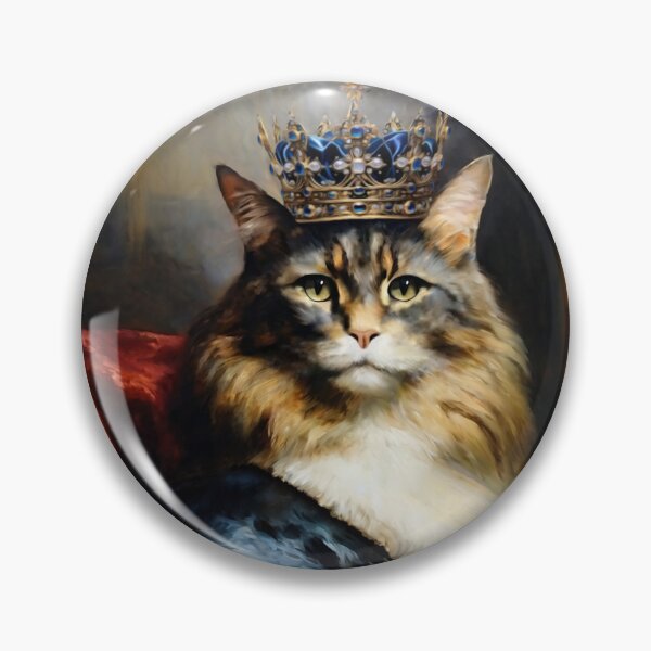 Item preview, Anthropomorphic Victorian Cat Portrait: Princess Cathbeth | Cat Art designed and sold by UnhingedBird.