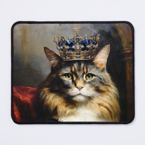 Item preview, Anthropomorphic Victorian Cat Portrait: Princess Cathbeth | Cat Art designed and sold by UnhingedBird.