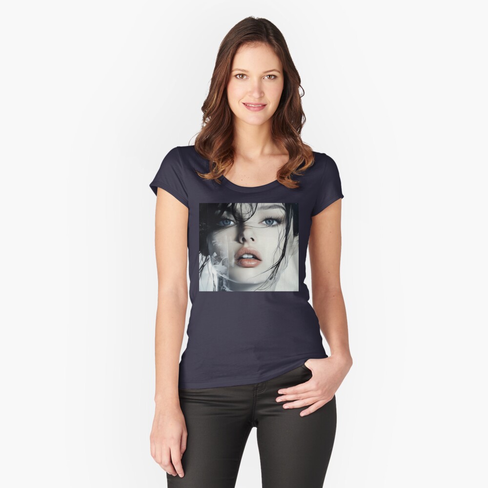 Item preview, Fitted Scoop T-Shirt designed and sold by Finvara.